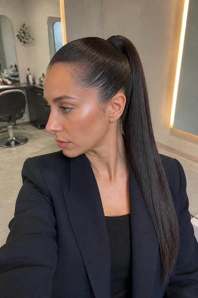 The Sleek High Ponytail