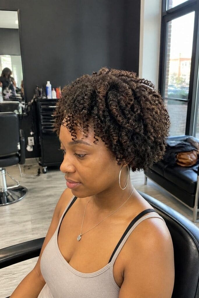 Twist-Out on Short Natural Hair