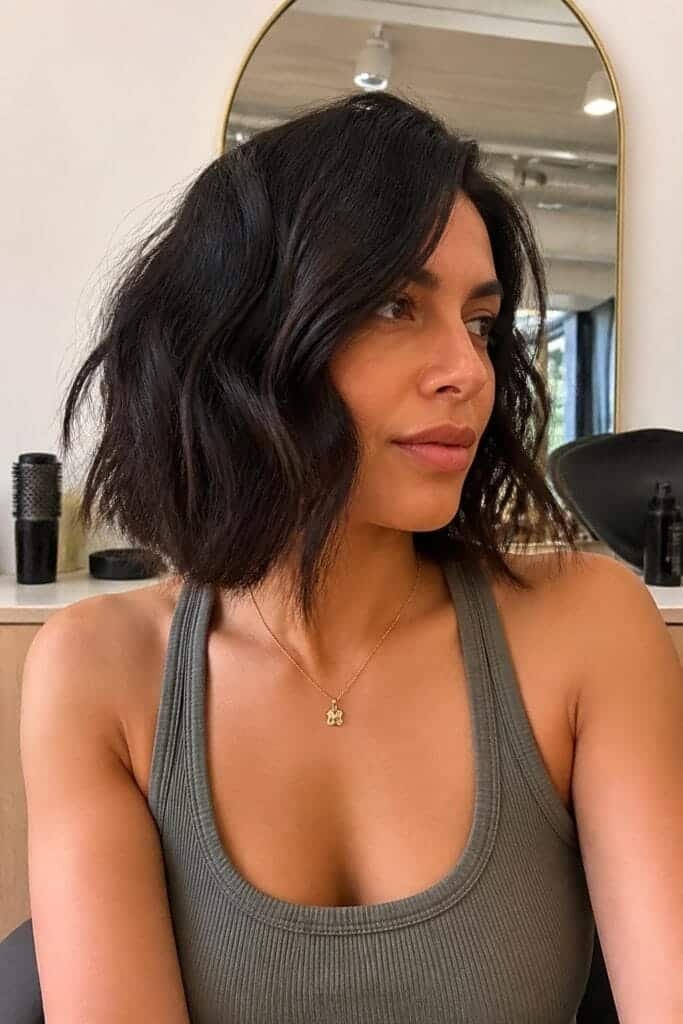 Wavy Lob with Choppy Ends
