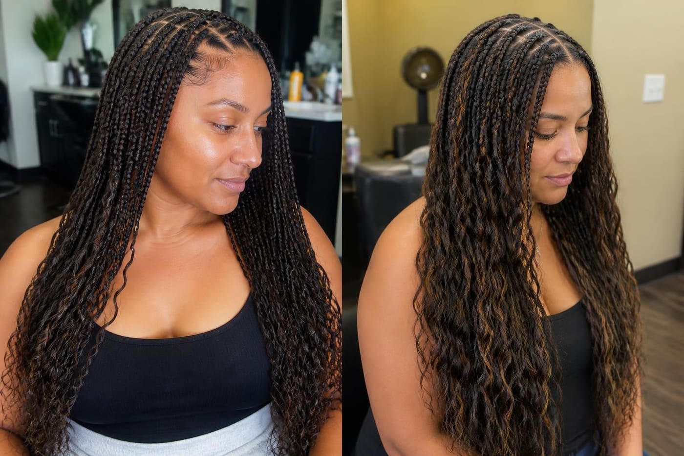 15 Long Boho Knotless Braids That Never Go Out of Style
