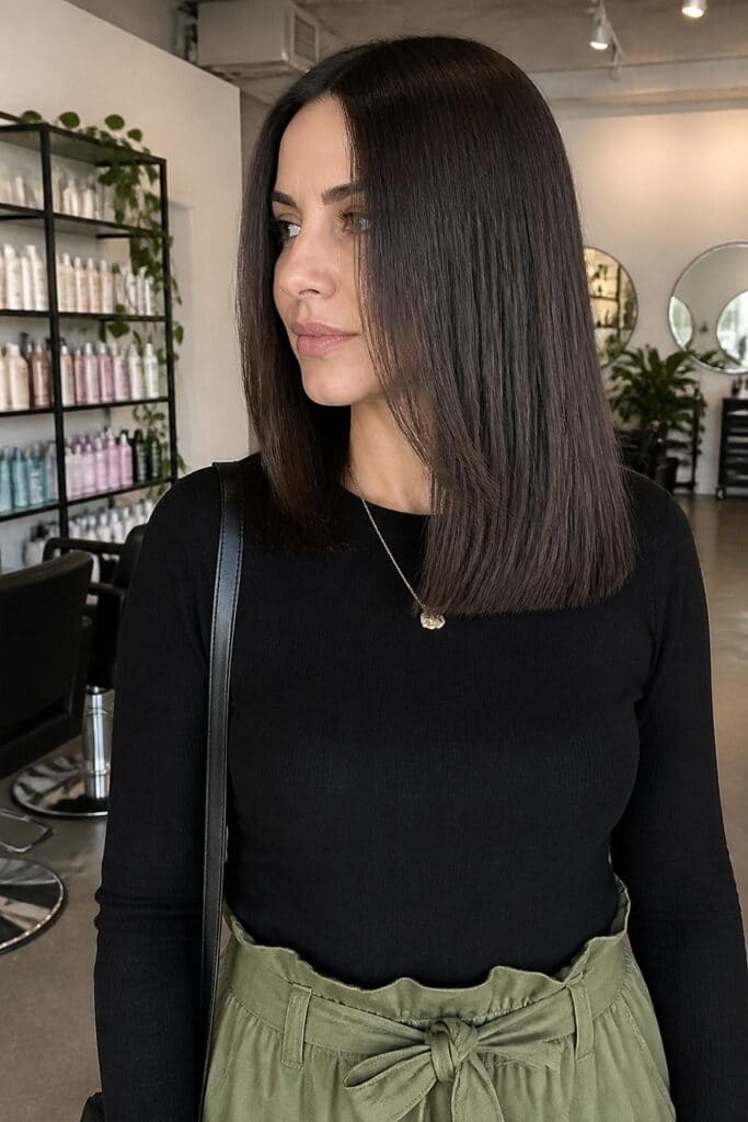 Blunt Cut with Subtle Layers