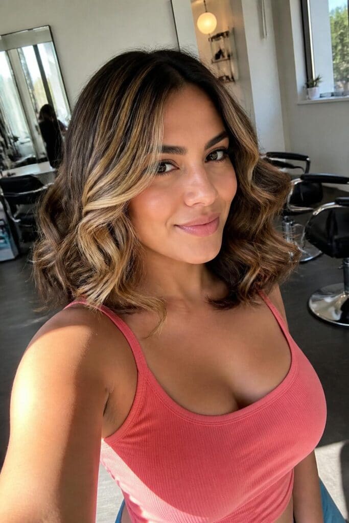 Golden Highlights for Medium Neutral Skin
