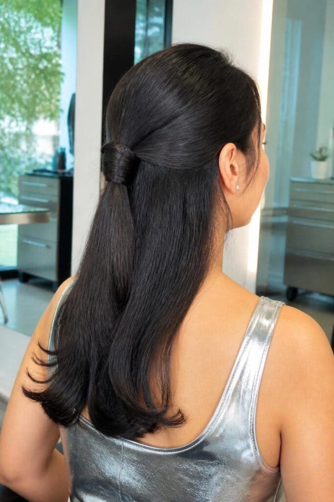 Half Pony with a Knotted Detail