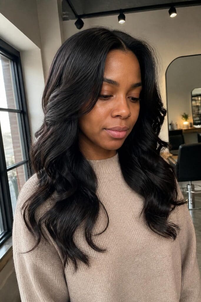 Long Layered Waves