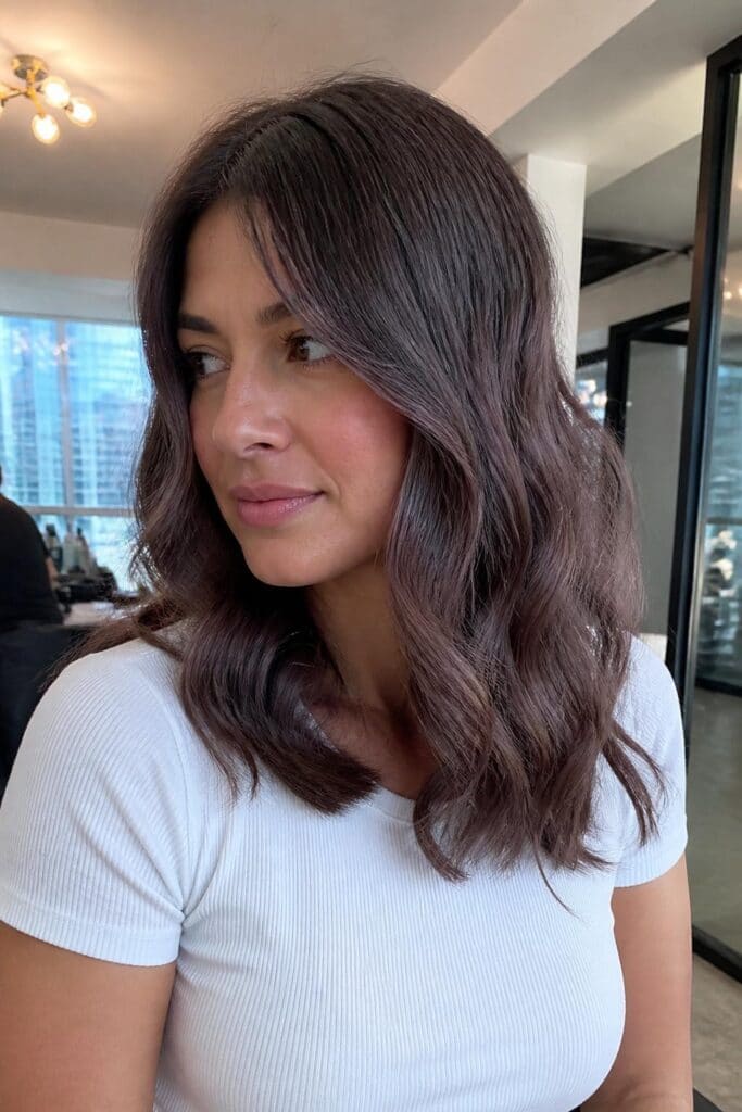 Mushroom Brown with Lavender Tones