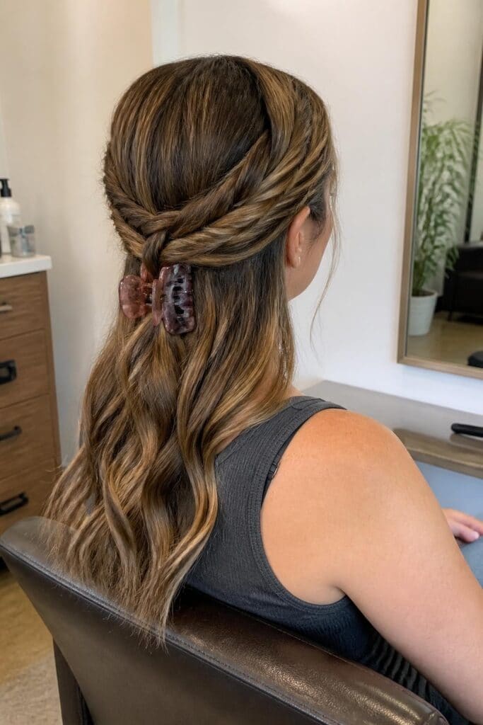 The Faux Crown Braid