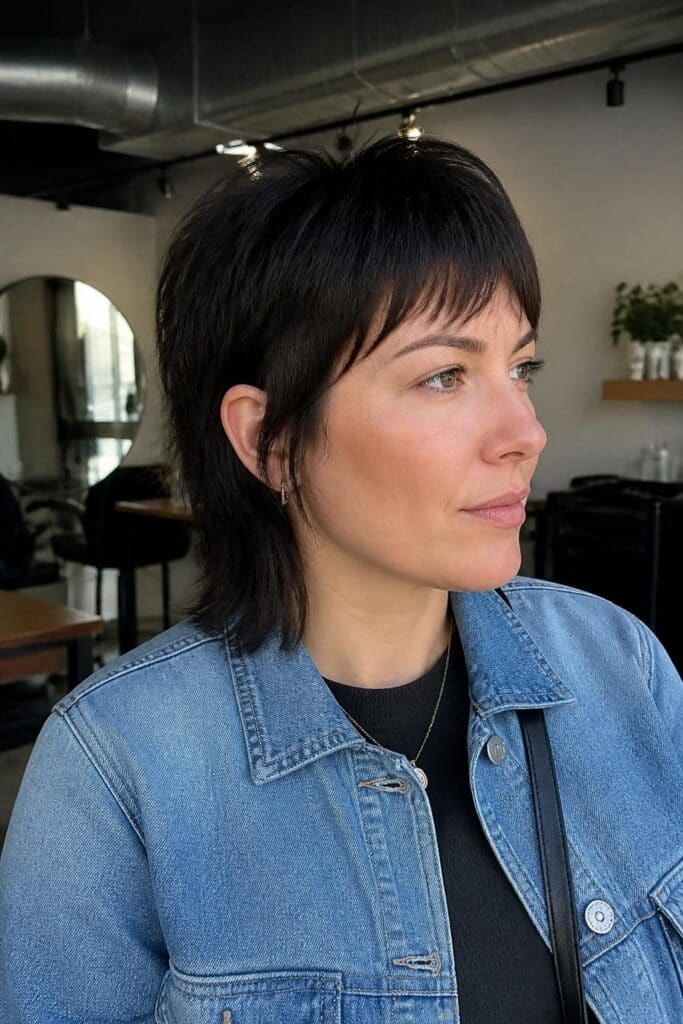 1. The Classic Short Wolfcut