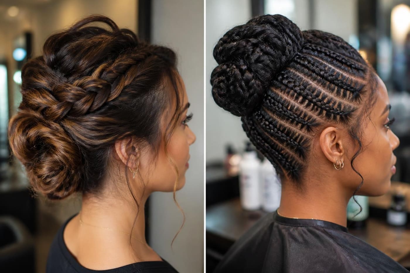 15 Easy Braided Updos for Busy Women