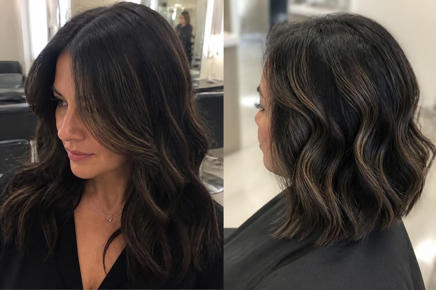 15 Peekaboo Highlights for Dark Hair That Look Subtle and Chic