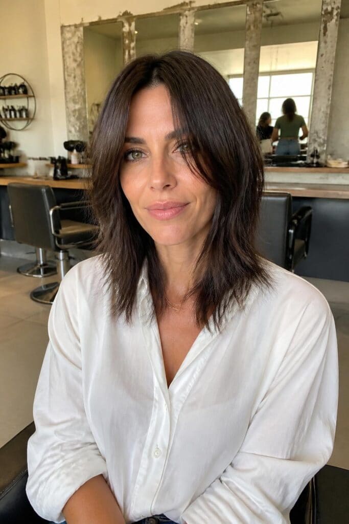 15. Shag with a Middle Part