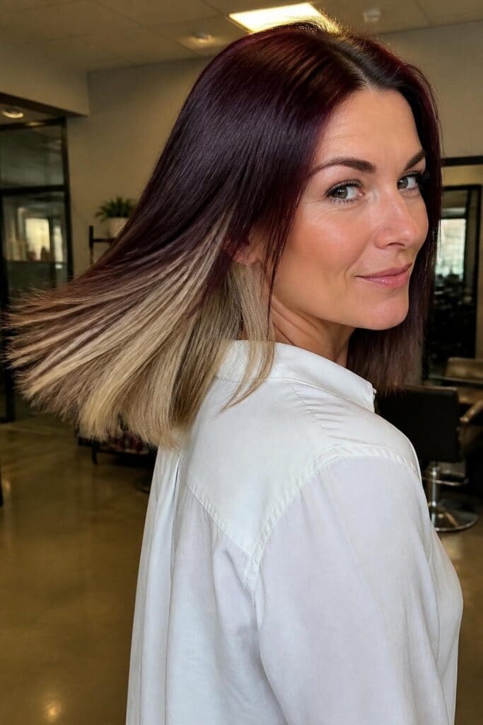 2. Peekaboo Blonde Underlights