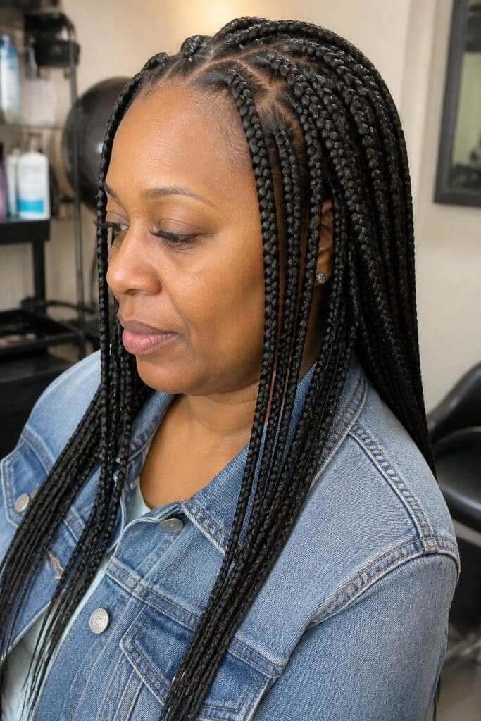 6. Long Box Braids