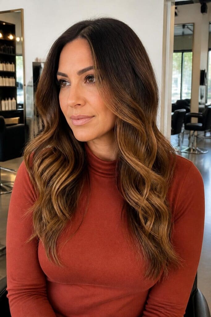 Espresso to Caramel Ombre