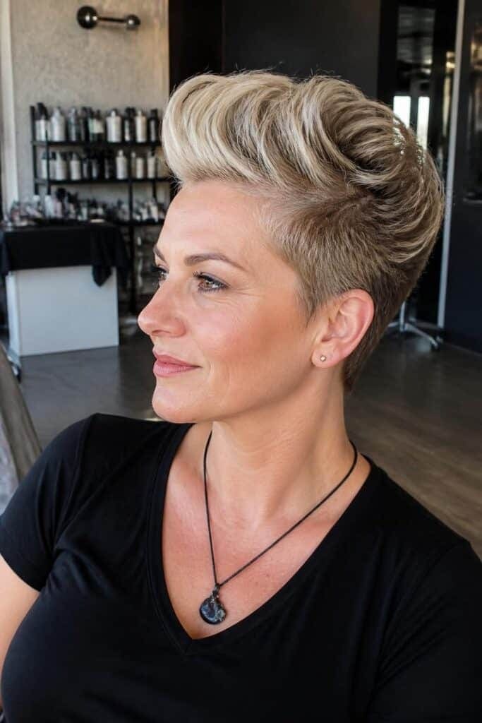 Long Pixie with Faux Hawk