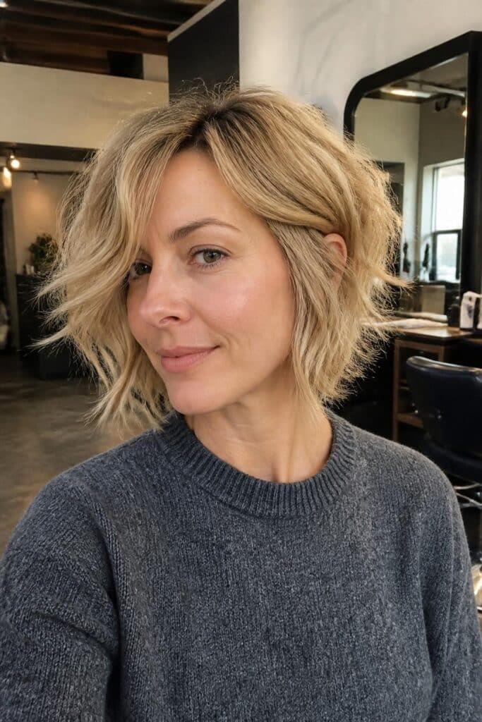 Long Pixie with Shaggy Texture