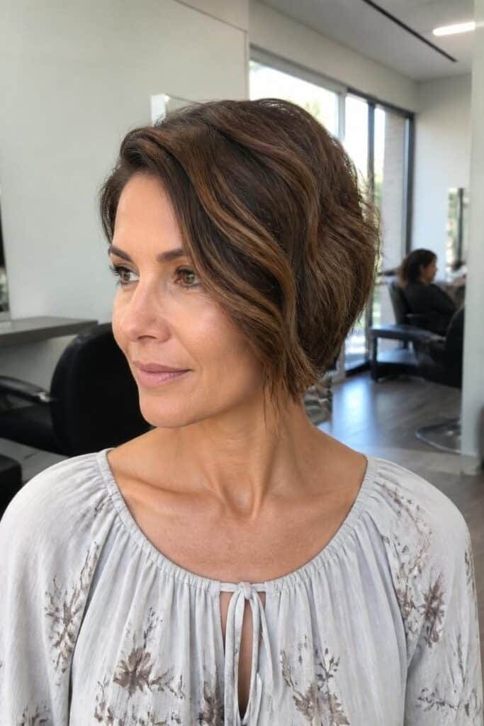 Long Pixie with Soft Waves