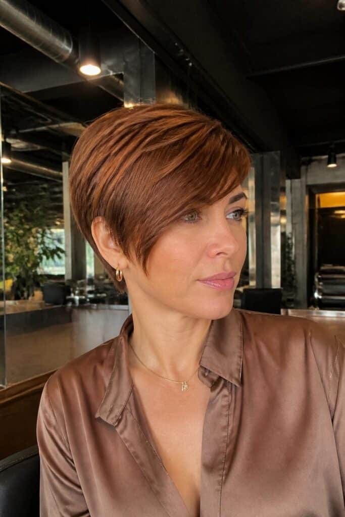 Long Pixie with Sweeping Side Fringe