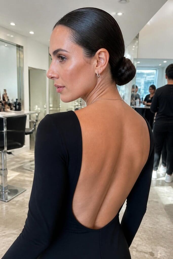Low Sleek Bun