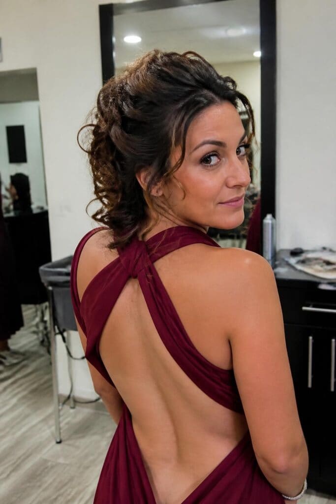 Pinned Back Curls
