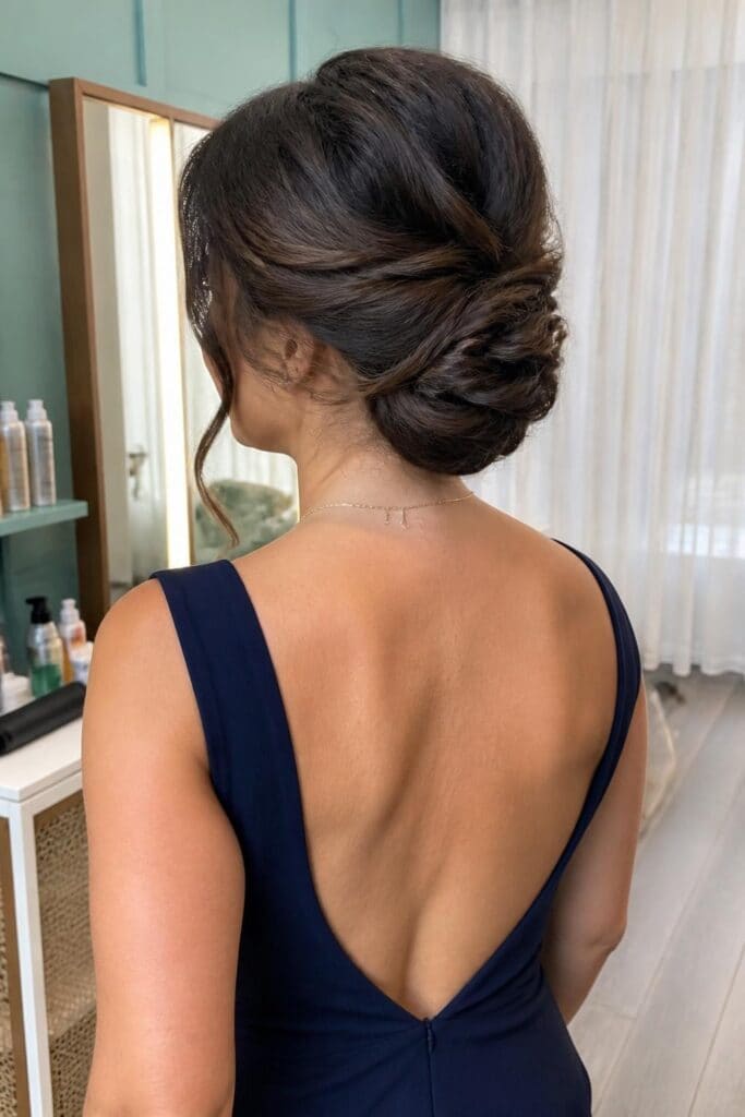 Twisted Low Updo